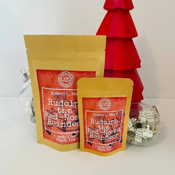 ($8) Rudolph the Red Nosed Reindeer - Candy Cane Black Tea - Picture 1 of 5